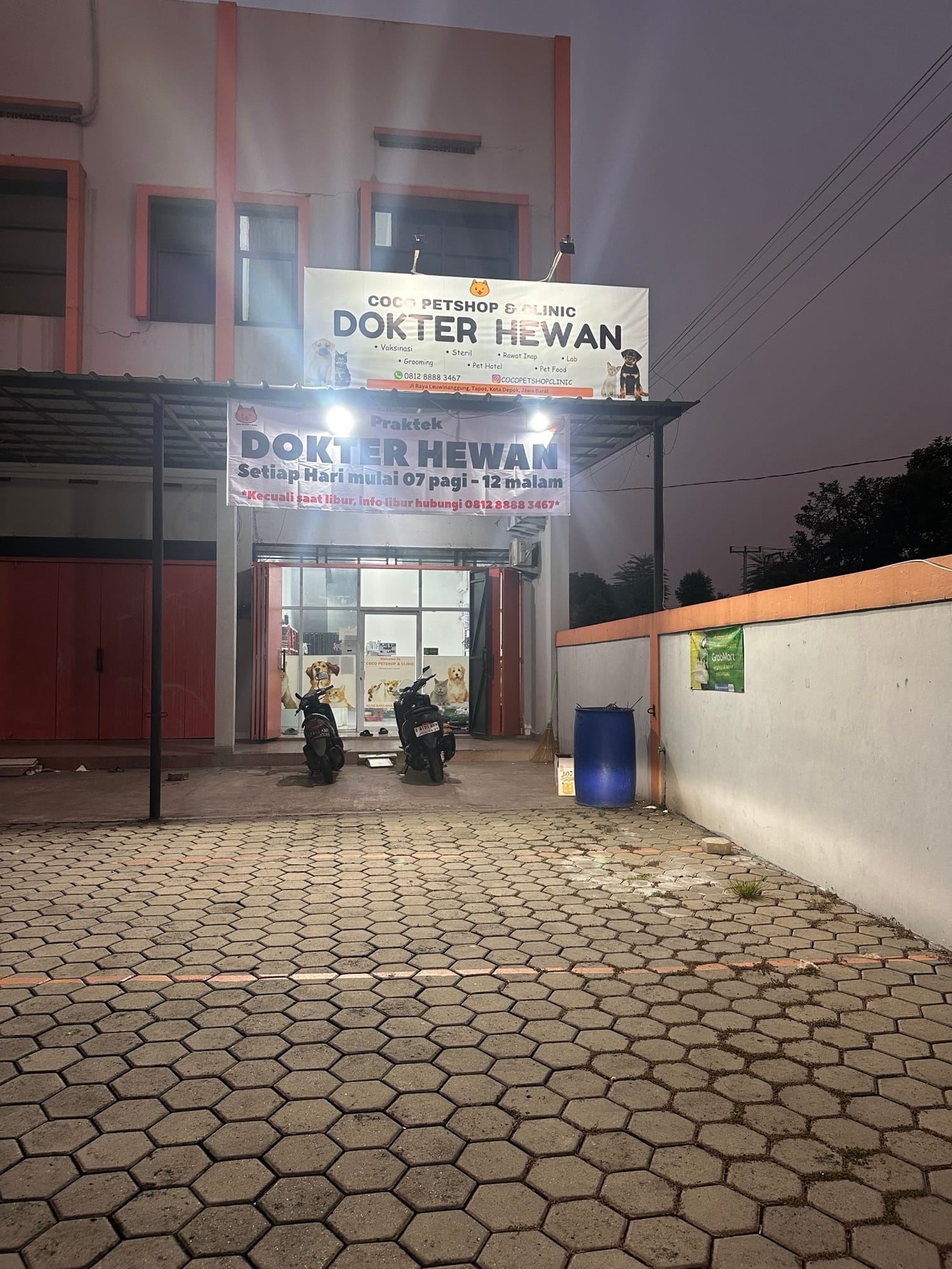 ruko coco klinik hewan & petshop cabang tapos depok
